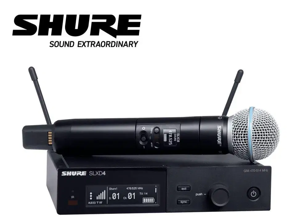 슈어 SHURE SLXD24 SM58 미개봉 새상품